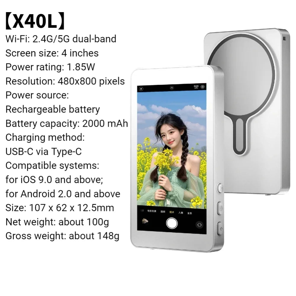 Magnetic Smartphone Vlog Selfie Monitor