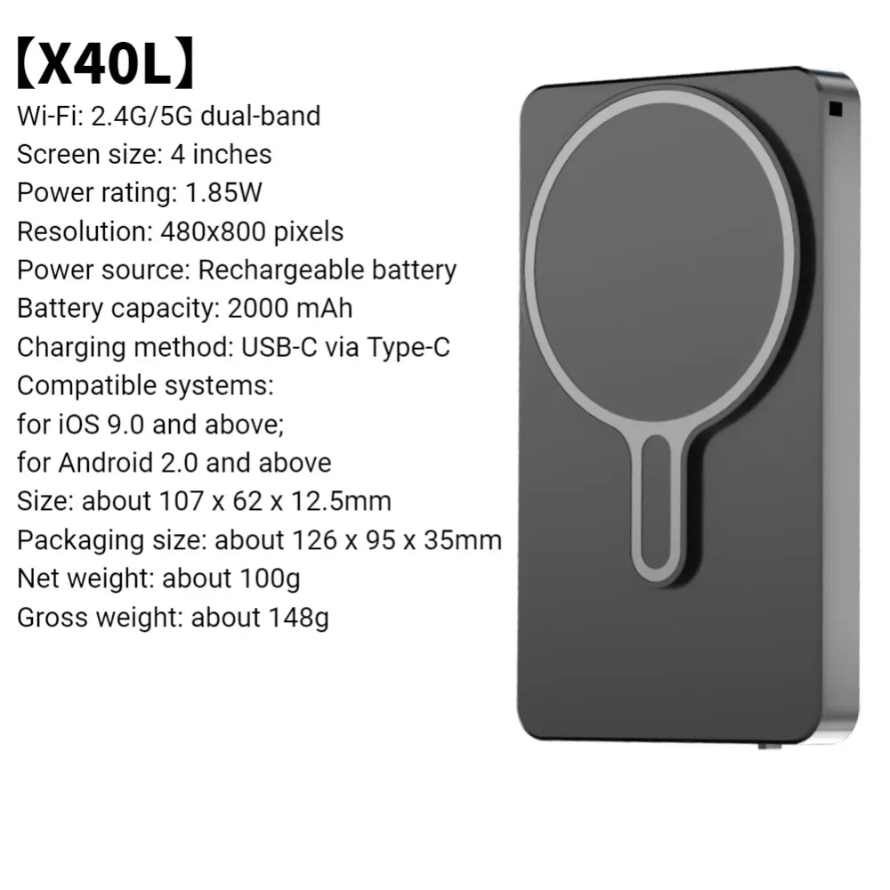 Magnetic Smartphone Vlog Selfie Monitor