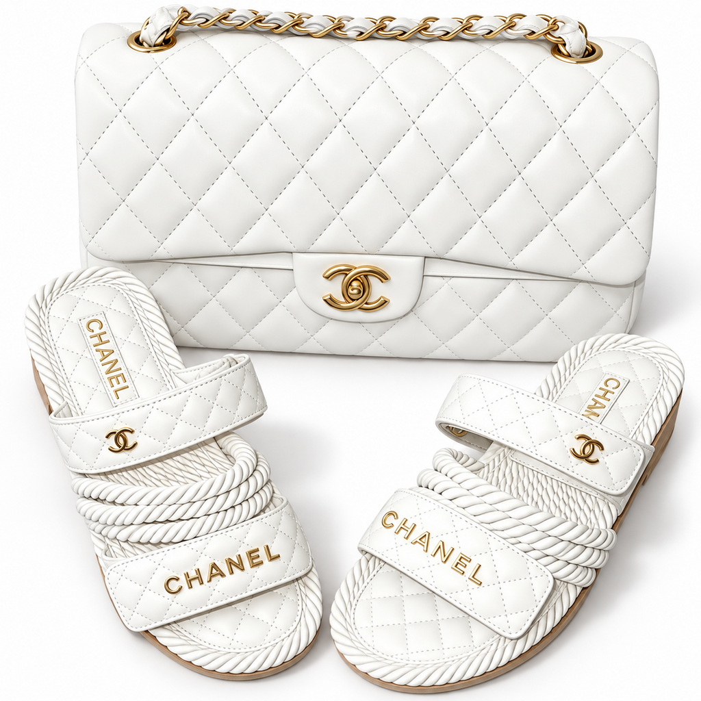 Coco White Bag & Sandals(DY2285)