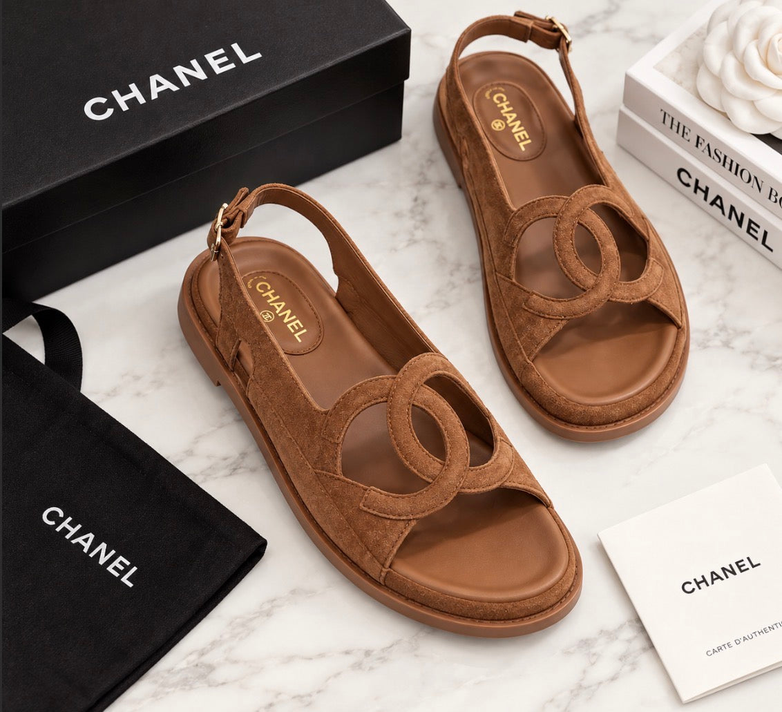 Coco Caramel Bag & Sandals (QQDP85)